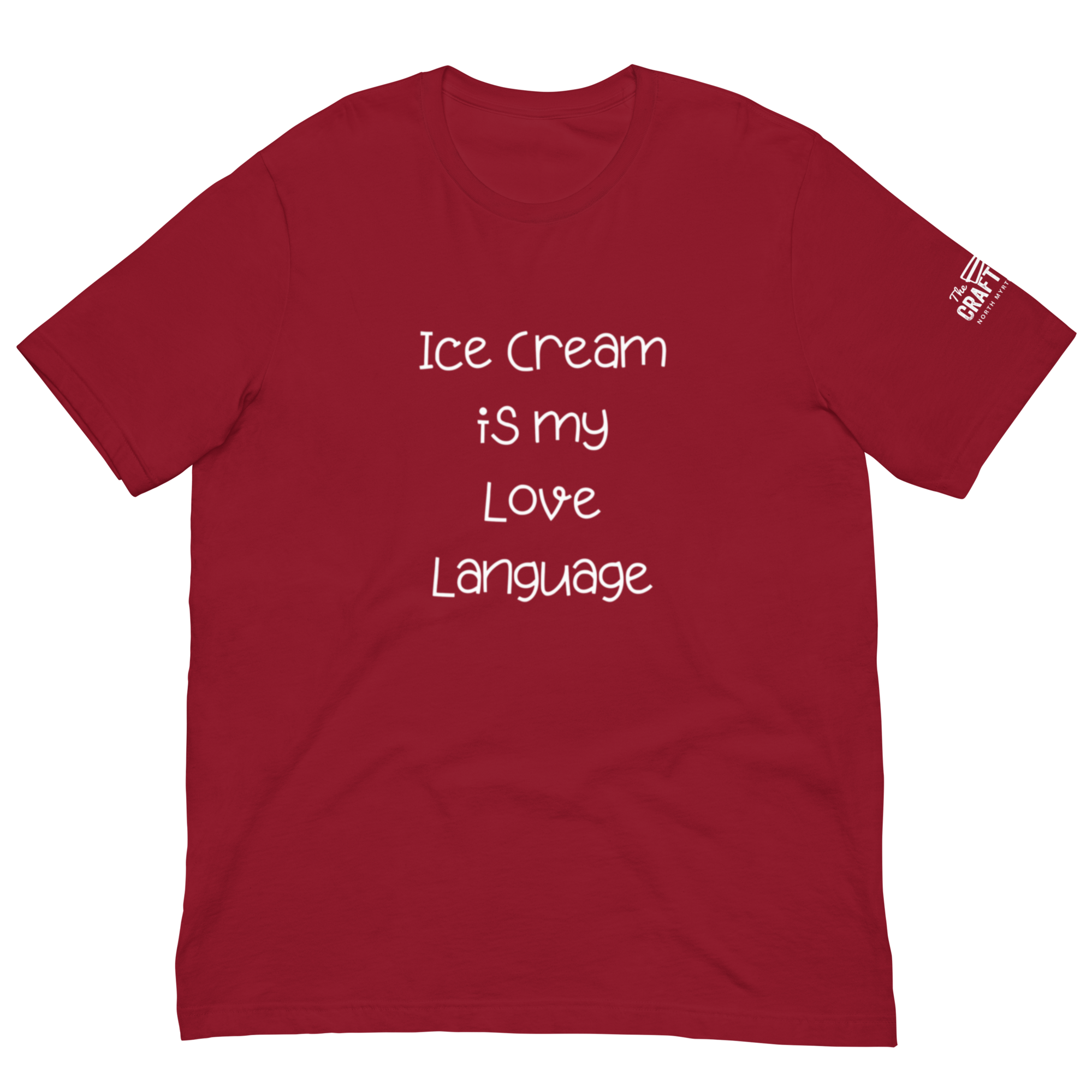 Ice Cream is my Love Language T-shirt - Bella + Canvas