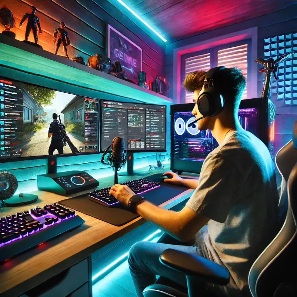 eSports gamer live streaming The Vault Ohio.webp