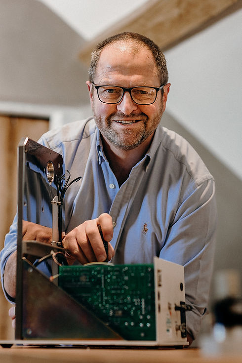 Matt Pope from MP Scientific and Technical servicing an Applied Photophysics SX series stopped-flow instrument. Also services Chirascan and PiStar spectrometers.