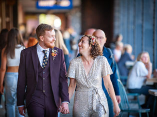 David and Melissa: Small City Wedding at Watershed, Bristol