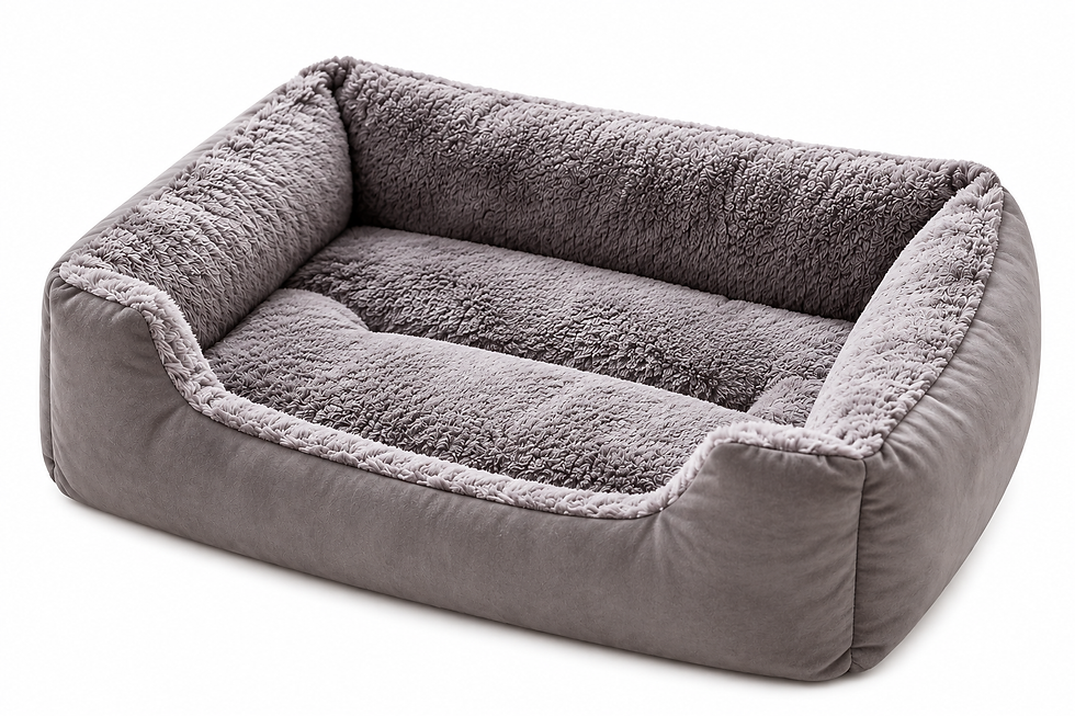Thumbnail: Soft Plush Pet Sofa Bed – Cosy Bed for Cats & Small Dogs
