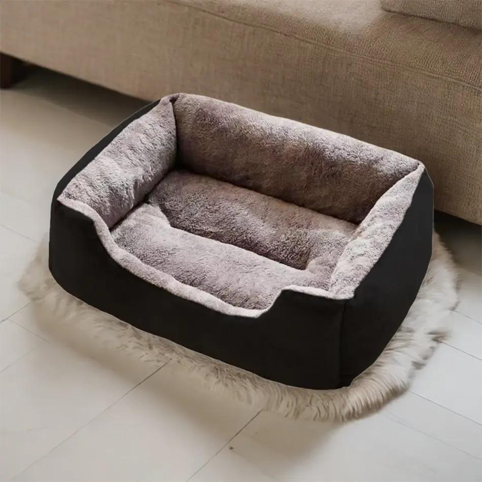 Thumbnail: Soft Plush Pet Sofa Bed – Cosy Bed for Cats & Small Dogs