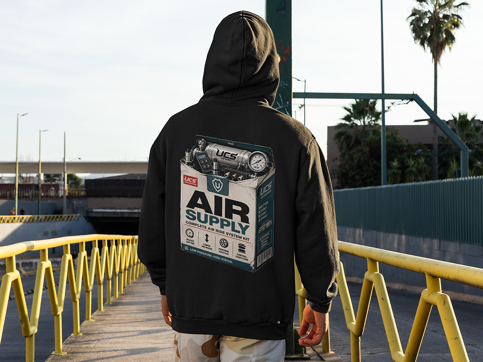 Miniatura: Premium Black/Air Hoodie 320g/m²