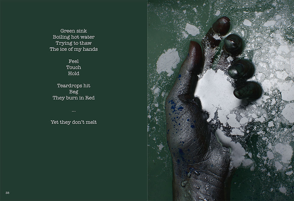Thumbnail: DreamLand book by Shlomit Schatzmayr. Visual Art, Photography, Creative Makeup, Poetry. Hand in water.