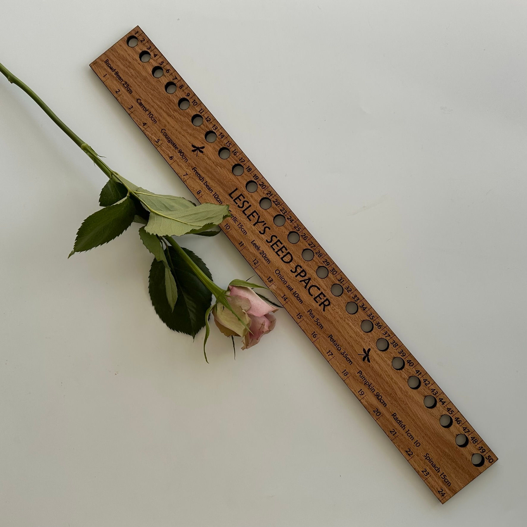 Personalised Seed Spacer Ruler