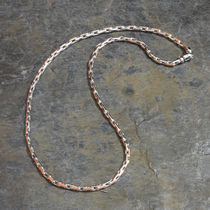 Collier Halskette Goldkette Halsschmuck Weissgold Rotgold  Schmuck Design Peter Loosli Goldschmied Wettingen