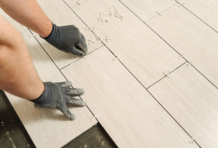 Tile Floor Install remodleing project in Barnstable Massachusetts