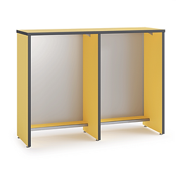 Casework Straight Shelf Table Fx42 Primary Yellow Charcoal.png