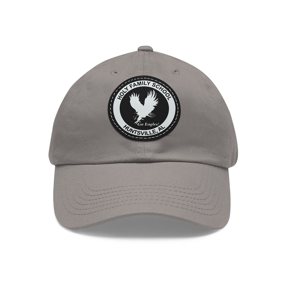 Thumbnail: Hat with Leather Patch (Round) Holy Family