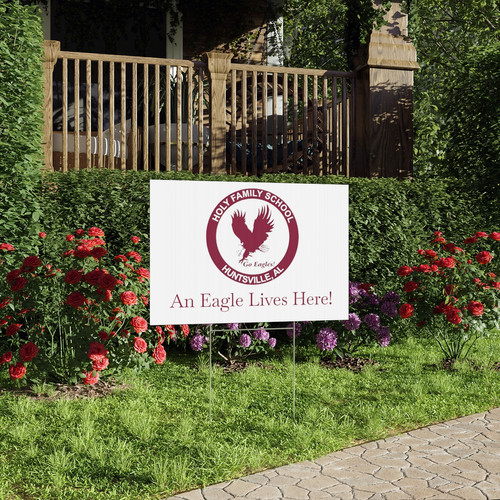 lawn-sign-holy-family-school-holy-family-school