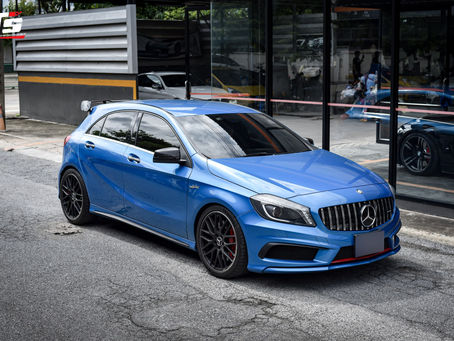 MERCEDES-BENZ W176 อัพเกรดช่วงล่างใหม่เพิ่มความแน่น กระชับ เกาะถนน มากยิ่งขึ้น