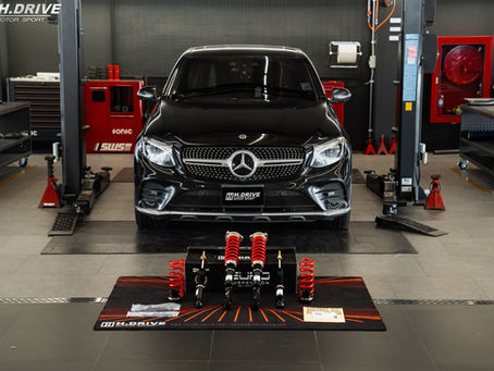 Mercedes Benz GLC 250d X253 เข้าติดตั้งโช้ค H.Drive รุ่น Euro Spec