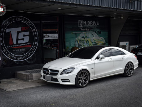 MERCEDES-BENZ CLS250 (W218) ติดตั้งโช๊ค H.DRIVE รุ่น EURO SPEC
