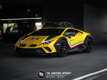 Lamborghini Huracán Sterrato รัดยางใหม่ Pirelli P-Zero PZ4