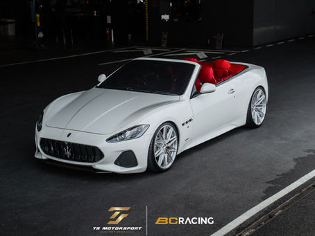 Maserati GranCabrio ติดตั้ง โช้ค BC Racing รุ่น BR-Series