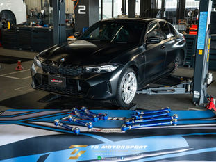 BMW M340i (G20) ติดตั้งชุดแคมเบอร์+มุมโทว์+อาร์มหลัง