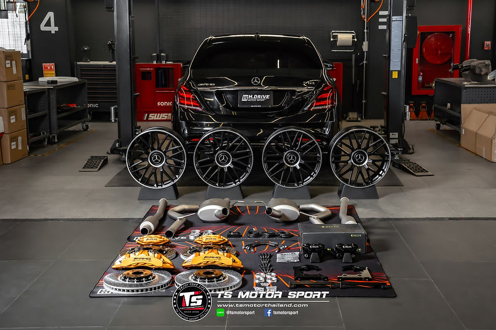 Mercedes-Benz S-Class W222 S400 ติดตั้งแบบจัดเต็มชุดใหญ่