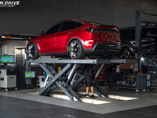 ติดตั้งโช้ค H.DRIVE รุ่น EURO SPEC กับรถ TESLA Model Y (Juniper)