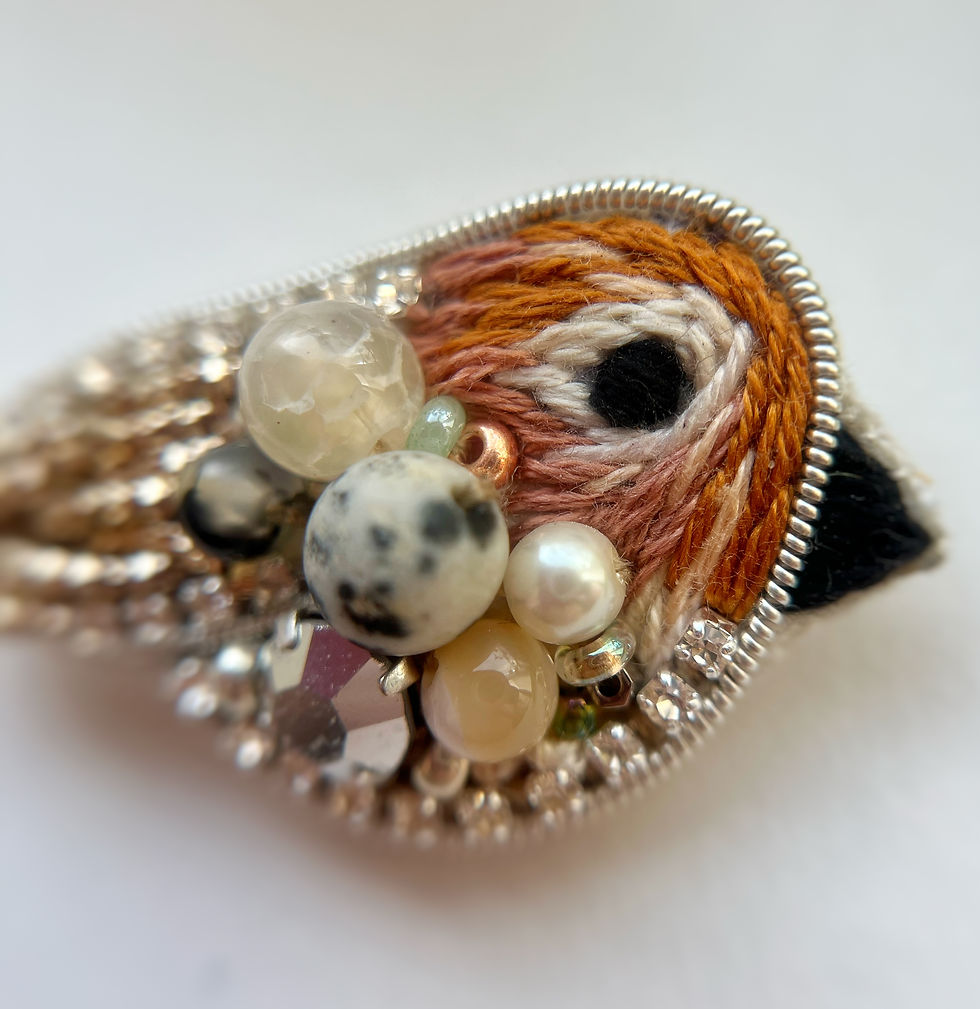 Miniature :  Mini broche oiseau