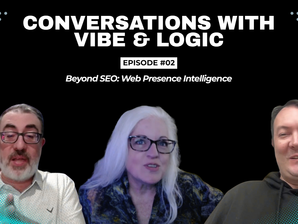 Stephan Bajaio and Trevor Stolber discuss Web Presence Intelligence on the Conversations with Vibe and Logic podcast