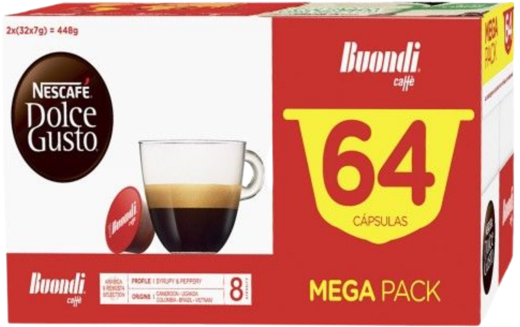 Nescafé Dolce Gusto Buondi - 64 Cápsulas