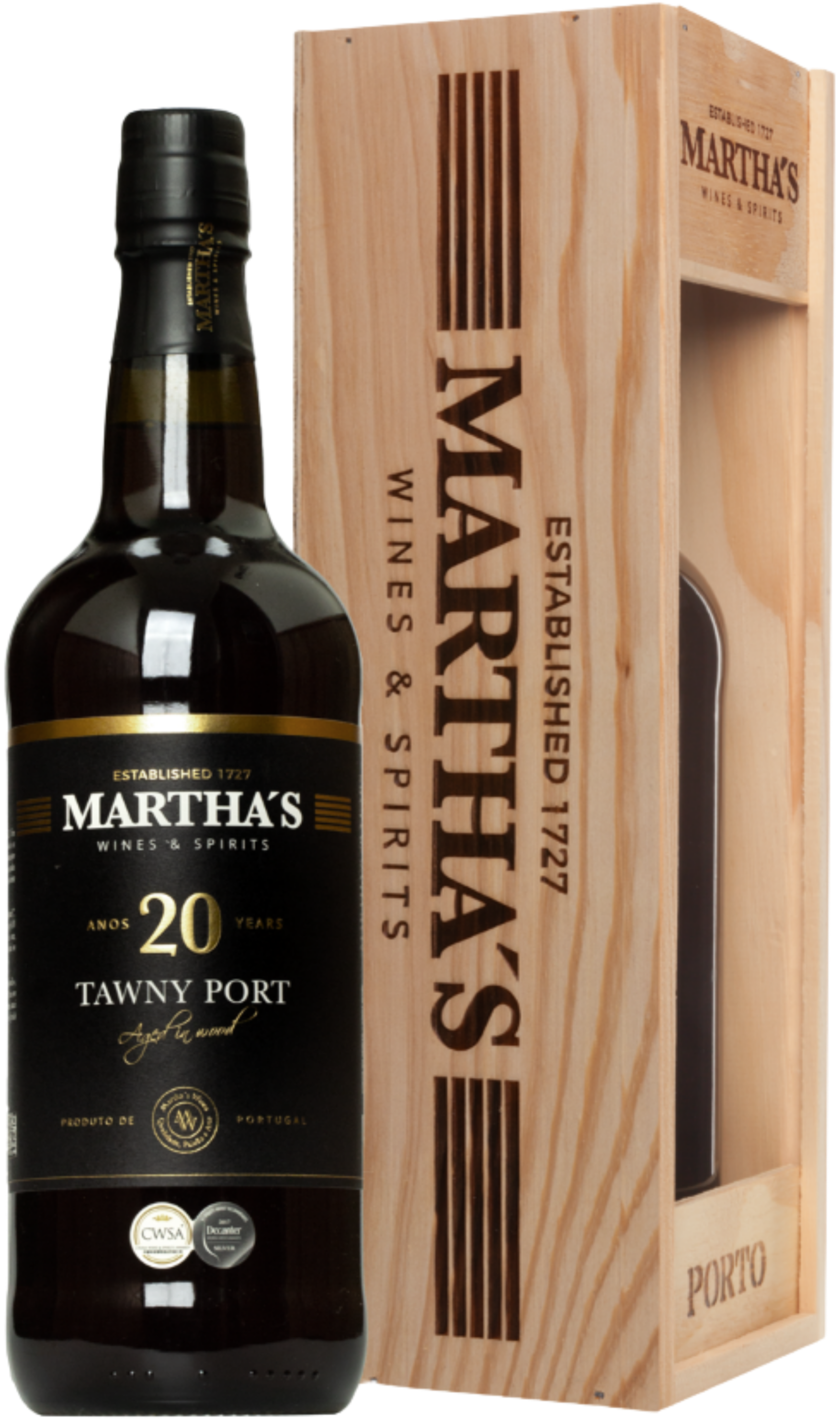Martha's Porto 20 Anos Tawny 0,75L C/Caixa Madeira