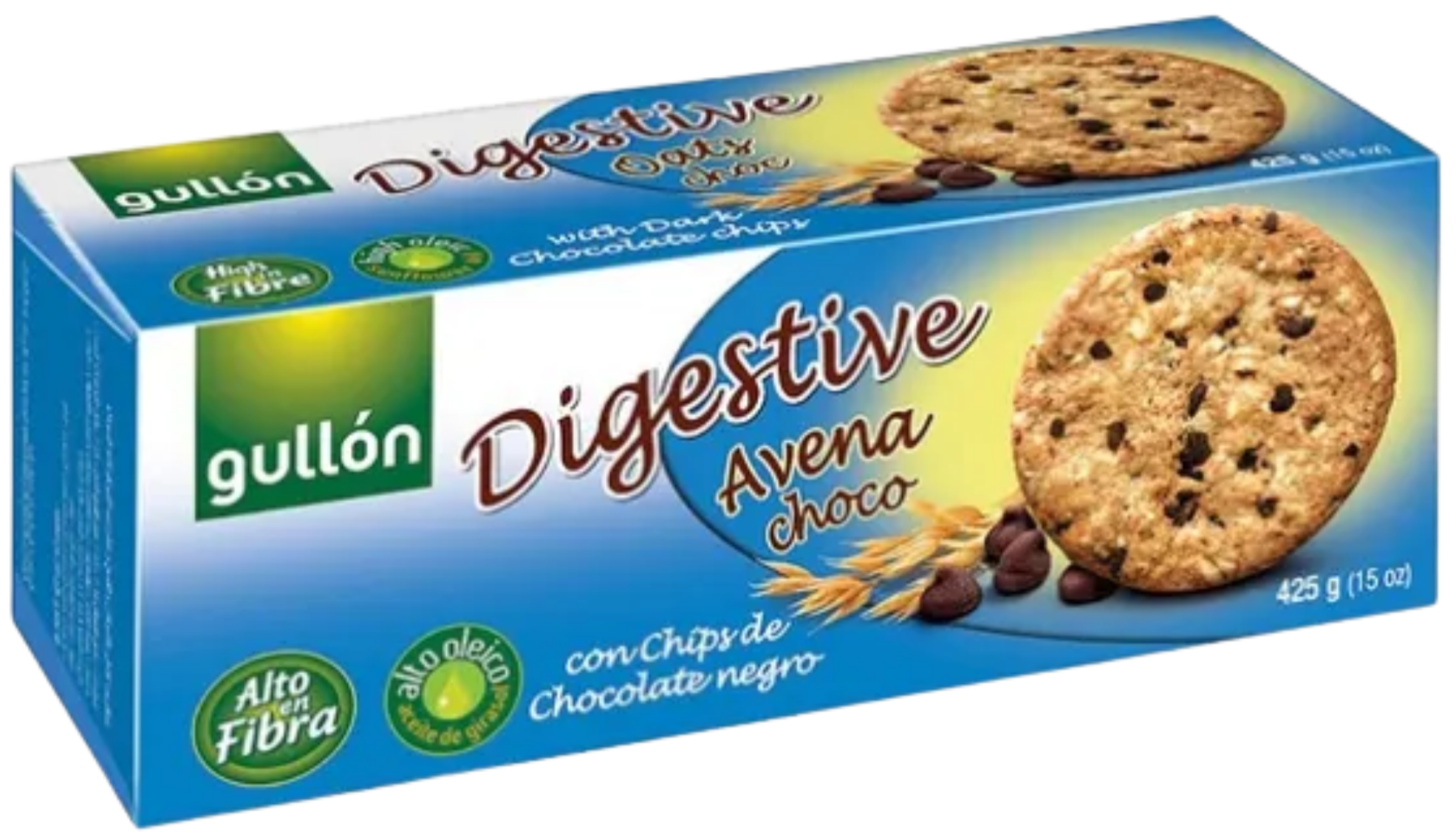 Bolachas Digestive Gullón Aveia e Chocolate 425g