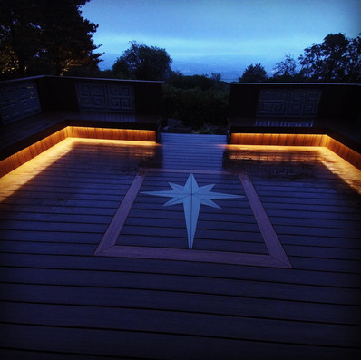 Trex Composite Decking with in-lite outd
