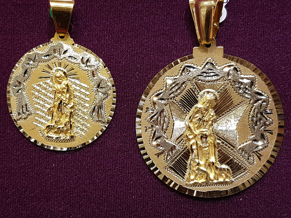 Thumbnail: Saint Lazarus Medallion Pendant