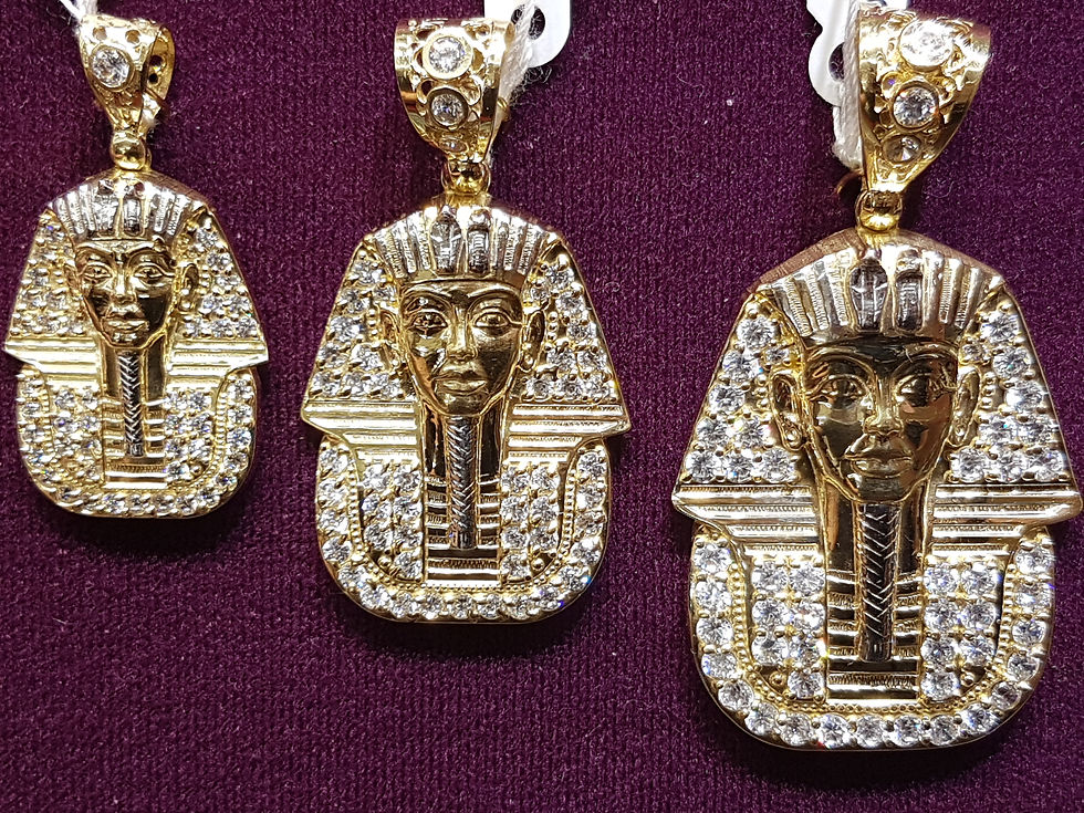 Thumbnail: Iced-Out Pharaoh Pendant