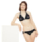 Thumbnail: Neon Logo Strappy Bikini Set (AOP)
