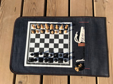Tablero de ajedrez magnético de viaje