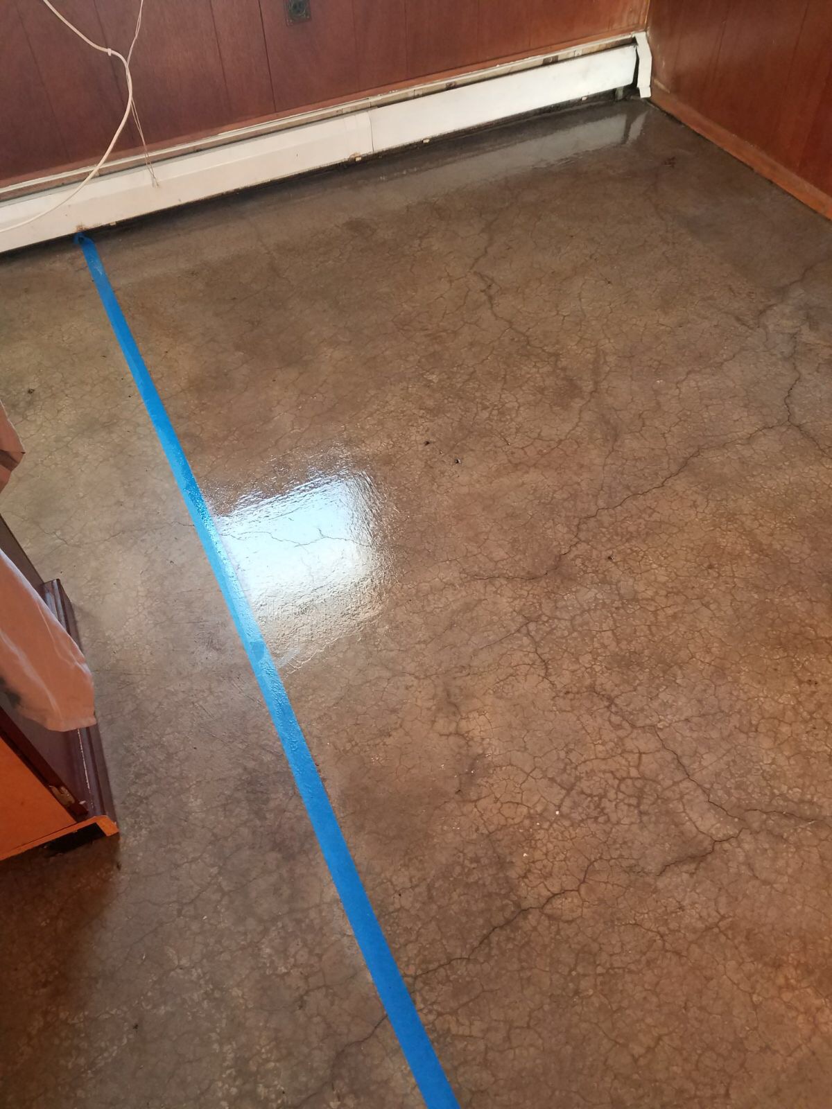 Cleaning Wax Concrete