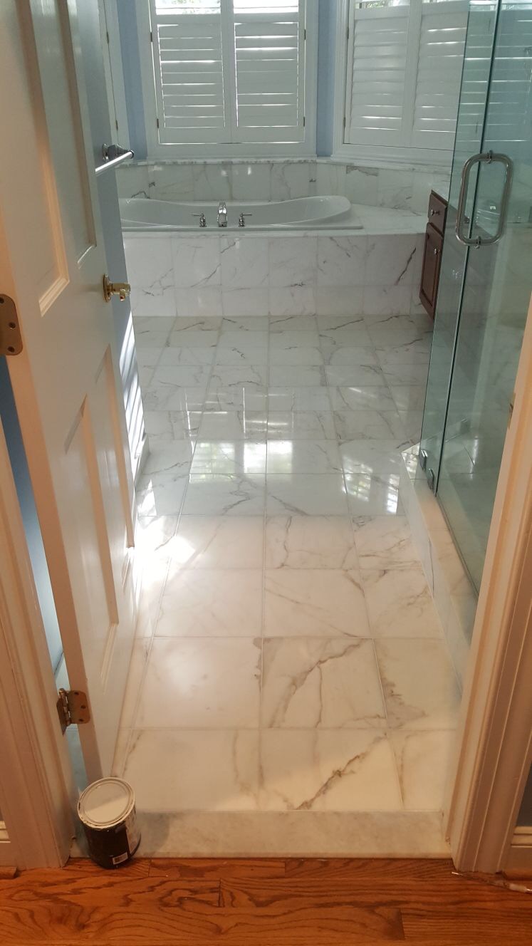 Bathroom Floor Restoration