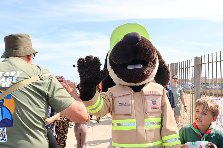 Withernsea Mascot Race, Blue Light Weekend, Tiffin Sandwiches