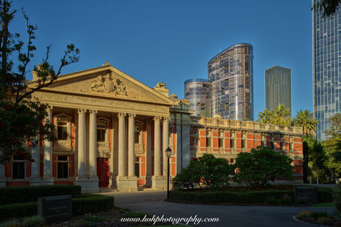 Supreme Court Perth, Perth architecture, historic buildings WA, modern skyline Perth, contrast photography, urban landscape Australia, heritage architecture Perth, cityscape Western Australia, travel photography Perth, St Georges Terrace photos