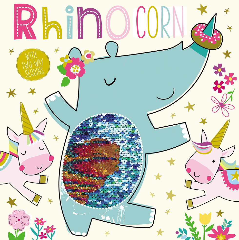 Rhinocorn (with two-way sequins)