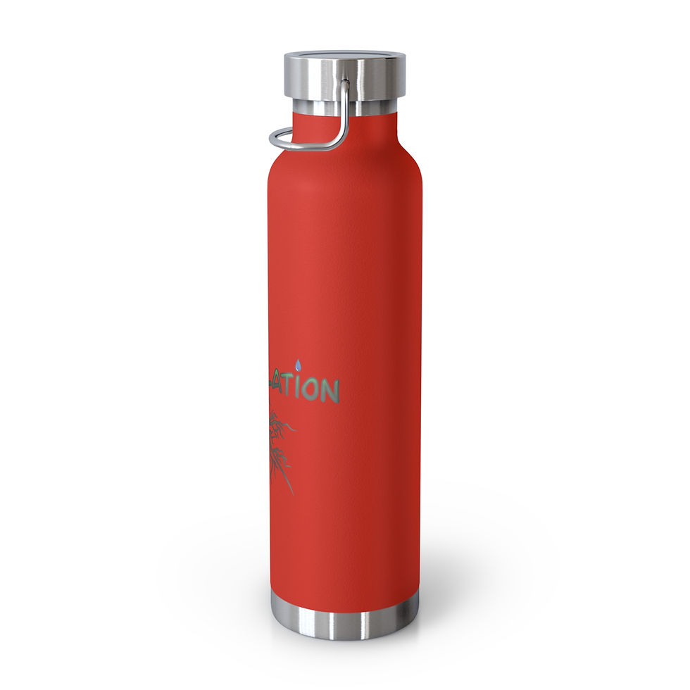 Thumbnail: Root Elation Logo 22oz Insulated Bottle | Copper Vacuum Water Bottle