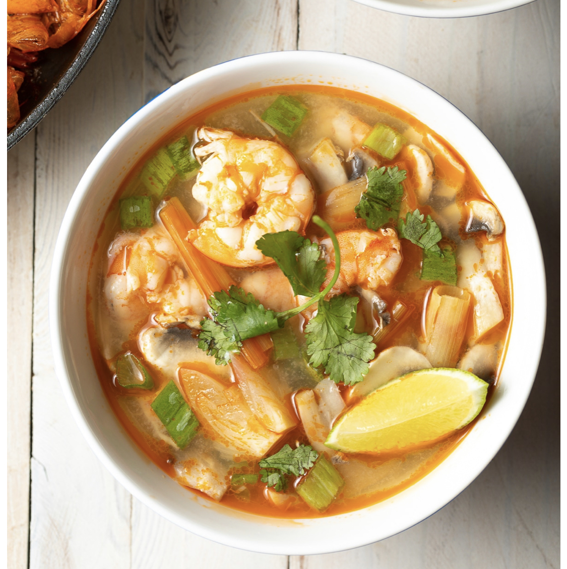 Arranged Food and Objects