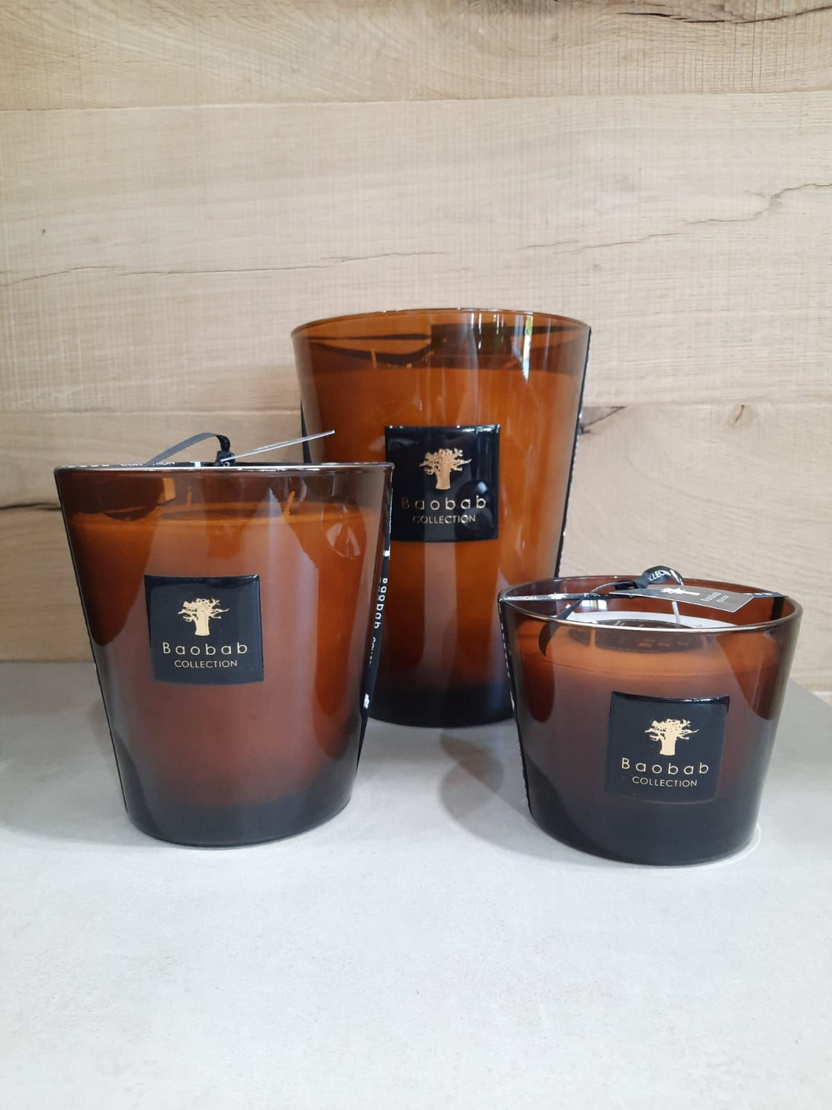 Bougie Baobab - Les prestigieuses cuire de Russie