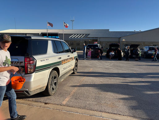 The Nolan County Sheriff’s Office Hosts Its 3rd Annual Trunk or Treat