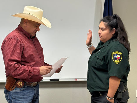 Sheriff Villanueva swears in new Detention Officer