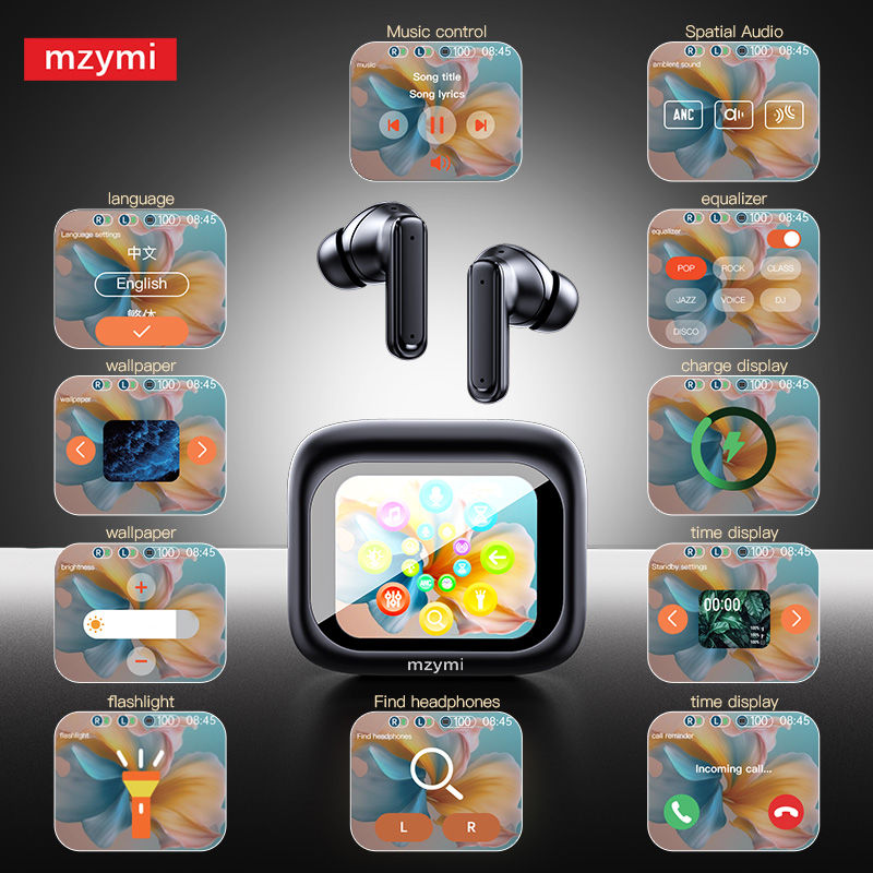 Thumbnail: E18 Pro™ Touch Screen Wireless Earbuds