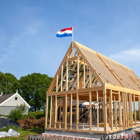 Houtskelet systeem