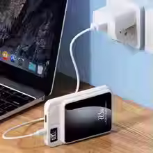 Thumbnail: MagSnap Charge - 10000mAh Portable Charger, Magnetic Base, Digital Display