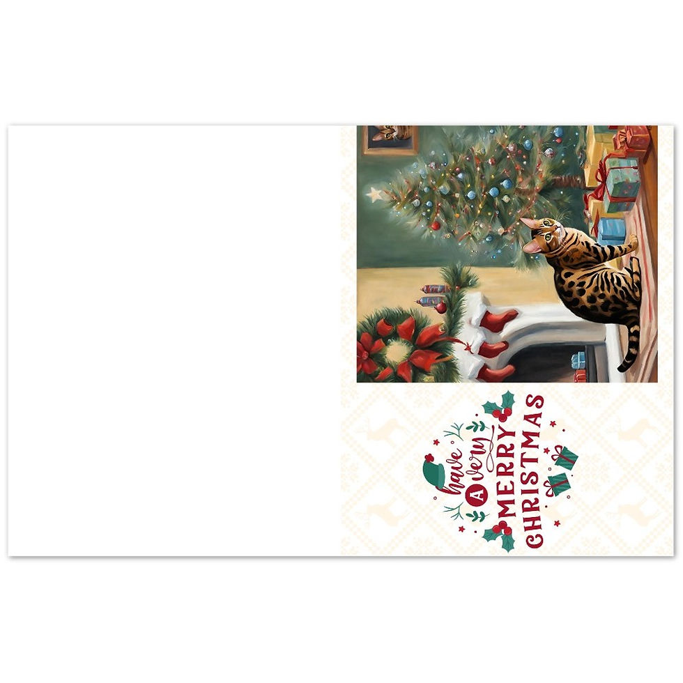 Thumbnail: Bengal Pack of 10 Greeting Cards (no envelopes) Version 3