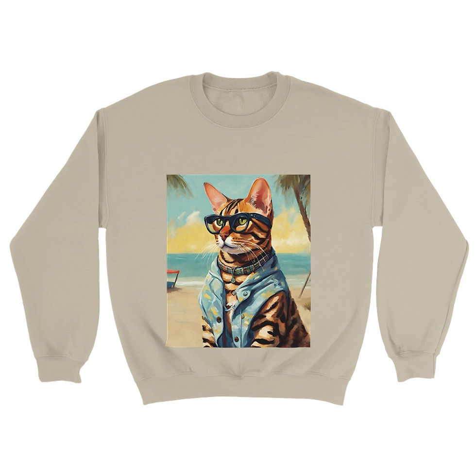 Thumbnail: Beach Bengal Classic Unisex Crewneck Sweatshirt