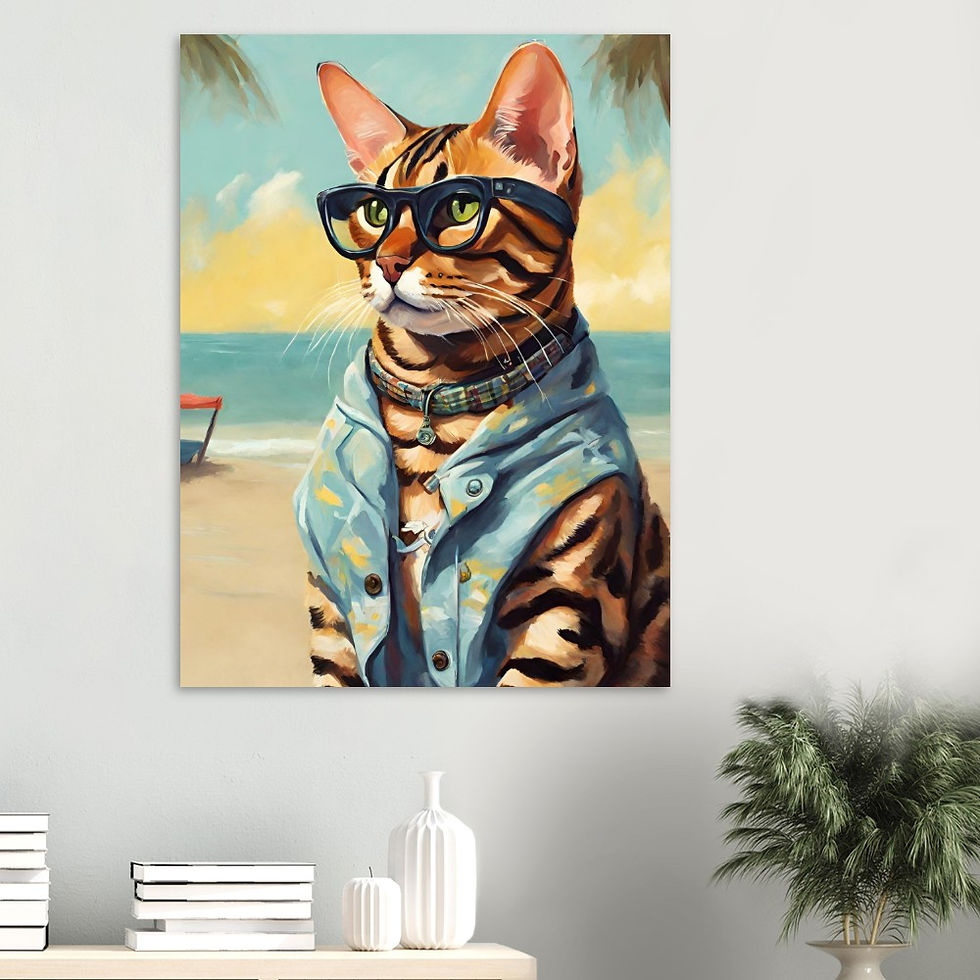 Thumbnail: Beach Bengal Classic Matte Paper Poster