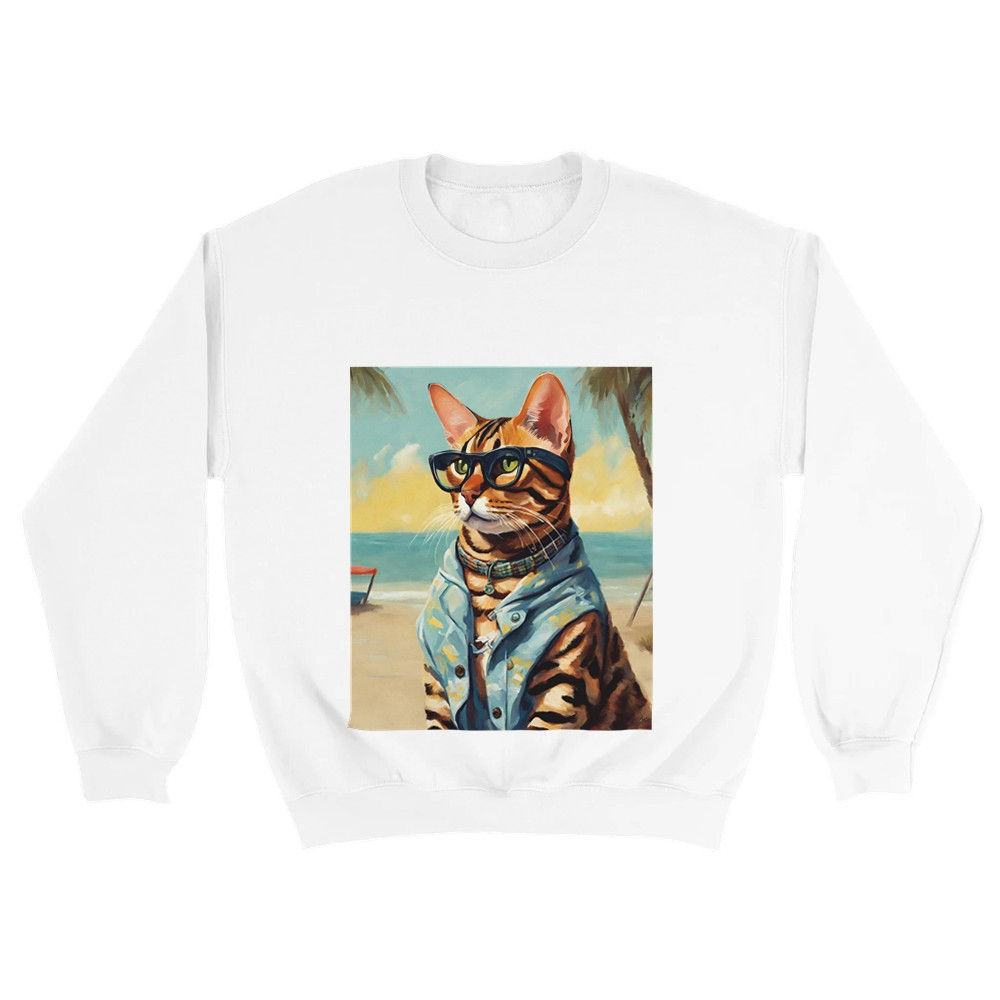Beach Bengal Classic Unisex Crewneck Sweatshirt