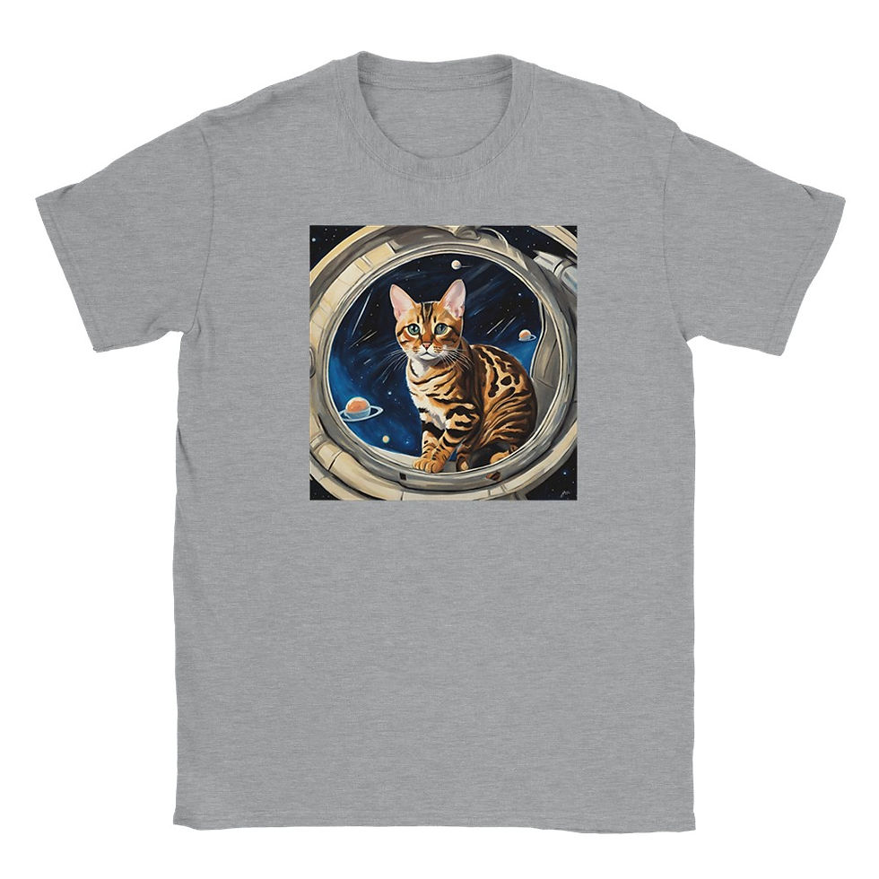 Thumbnail: Kids Bengal Space Odyssey Classic Crewneck T-shirt